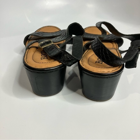 Born black leather clog Sandals size 8 - Picture 4 of 6
